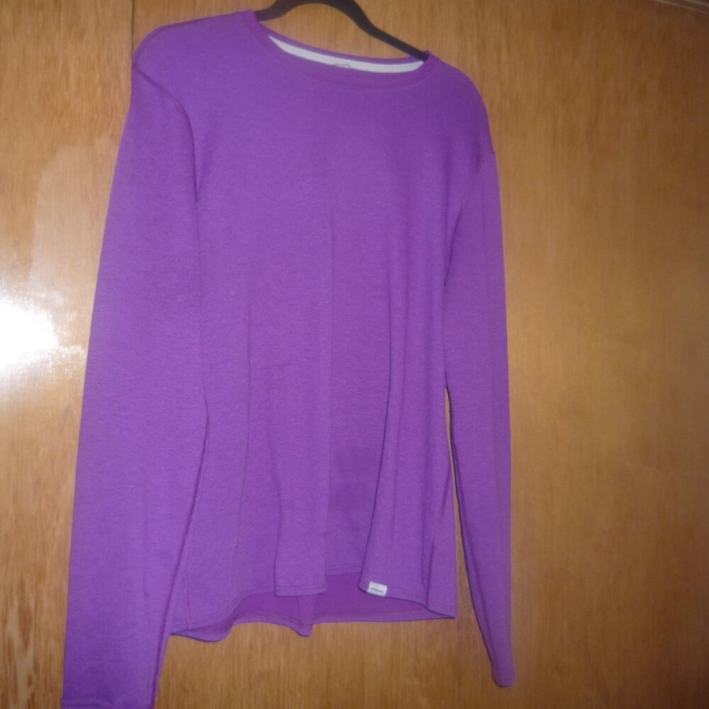 Capilene 3 Midweight Crew, Women's Large, Purple